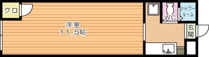 第３ＡＣハイム  207号室 間取り