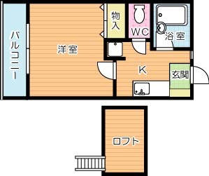 ロフティ２４ 103号室 間取り