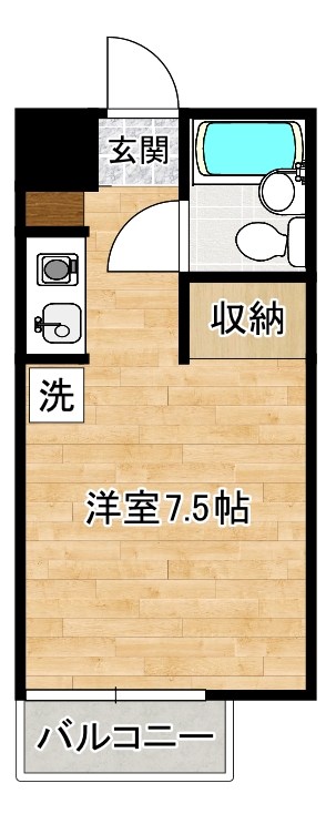 SEJOUR　IBORI（セジュールイボリ） 305号室 間取り