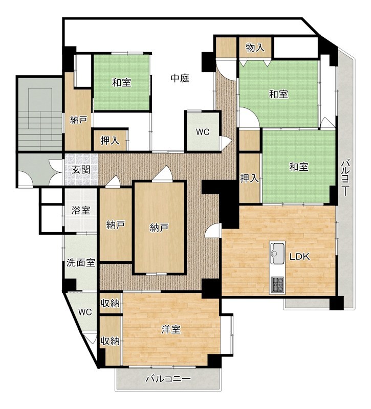 メゾン黒瀬 301号室 間取り