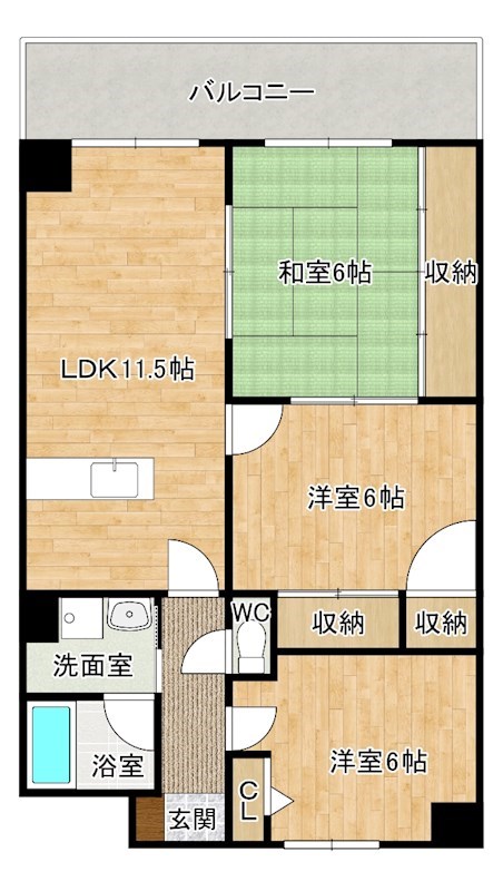 ギャラン中井 902号室 間取り