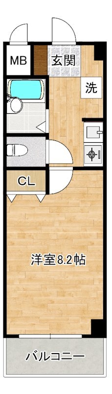 maison celeste（メゾンセレスト）  307号室 間取り