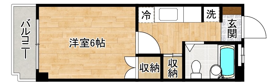 プレアール南小倉 202号室 間取り