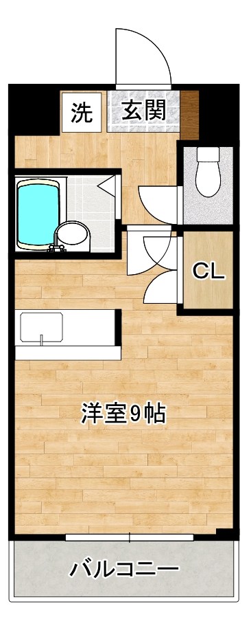 プレアール北方    502号室 間取り