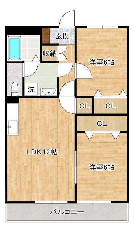 REXYZ湯川（レクシーズ湯川）  302号室 間取り