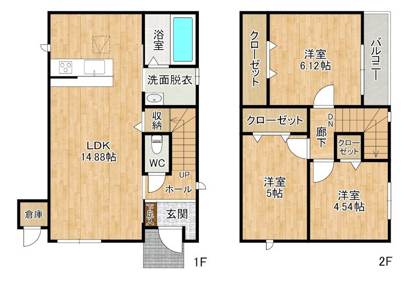サンラプロ山門町  間取り