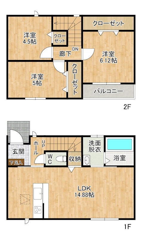 サンラプロ葛原本町Ⅲ 間取り