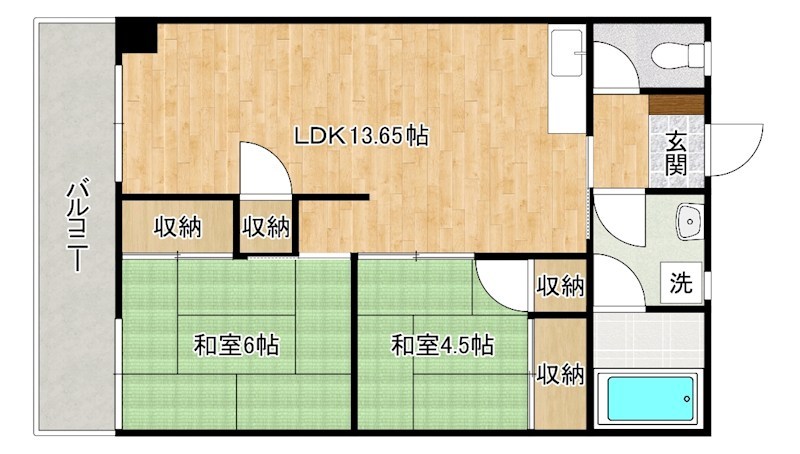 木本ビル   303号室 間取り