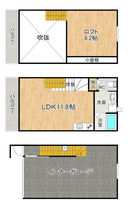 garaxia３８５(ガレッシア385)  4号室 間取り