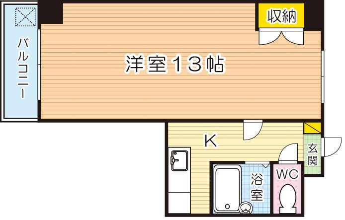 ロイヤルセンチュリー 1007号室 間取り