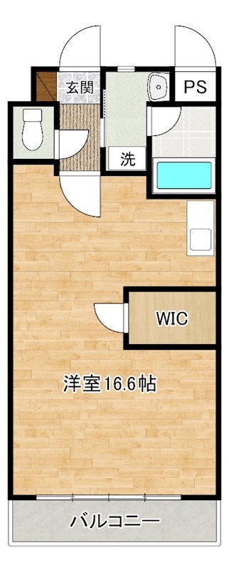 柳町アドレス 105号室 間取り