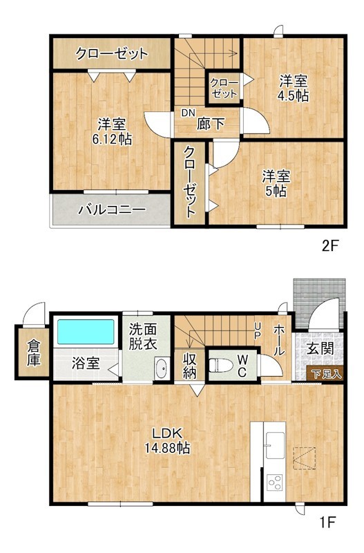 サンラプロ葛原本町Ⅲ 間取り