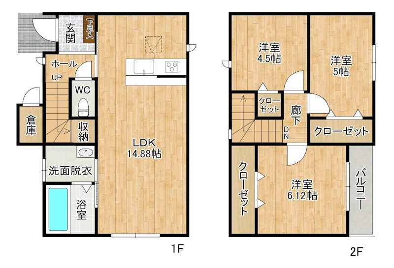 サンラプロ葛原本町Ⅲ 間取り