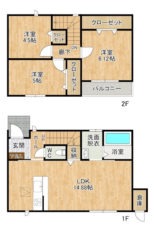 サンラプロ葛原本町Ⅲ  間取り