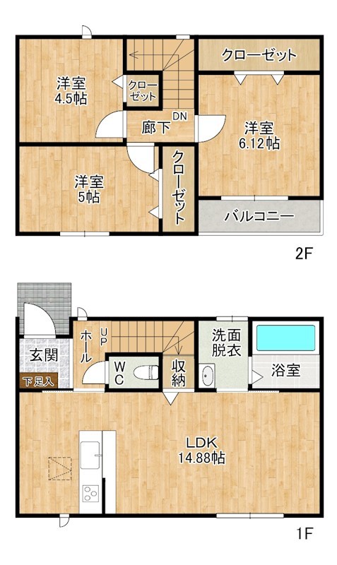 サンラプロ葛原本町Ⅲ 間取り
