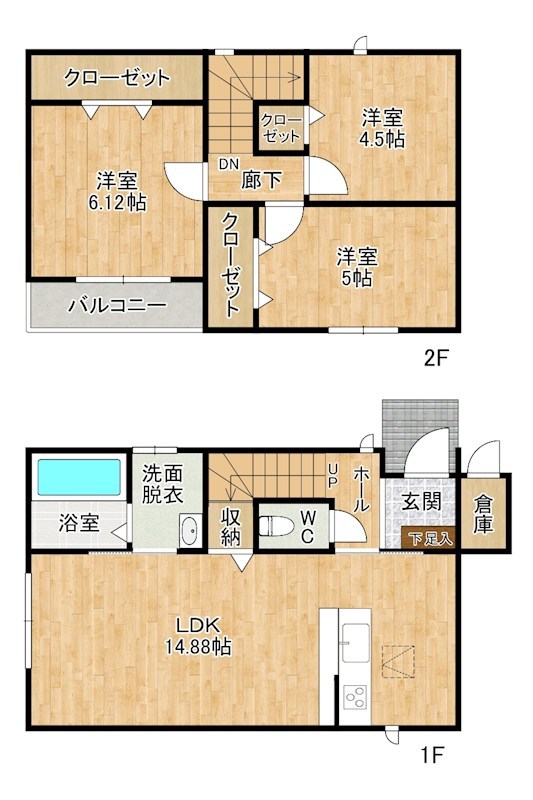 サンラプロ葛原本町Ⅲ  間取り