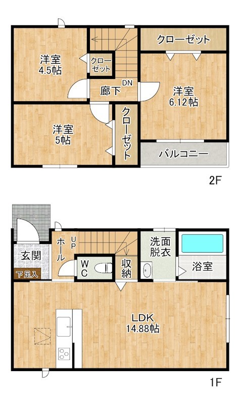 サンラプロ葛原本町Ⅲ 間取り