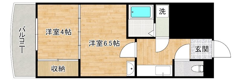 ニューエバーグリーン小倉  207号室 間取り