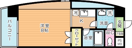 ジュネス壱番館 906号室 間取り