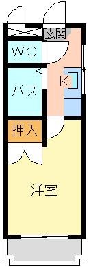 井堀C.V. 402号室 間取り