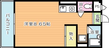 メゾン東武三萩野 906号室 間取り