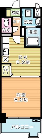 EVER GREEN O（エヴァーグリーンＯ） 105号室 間取り