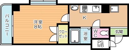 ビブレマンション篠崎(分譲賃貸) 501号室 間取り