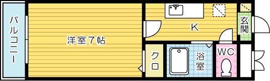 Be CourtⅡ（ビーコートⅡ） 303号室 間取り