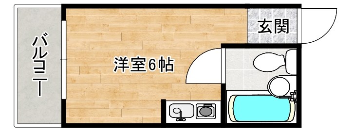 ＰＬＥＡＳＴ下到津の丘 408号室 間取り