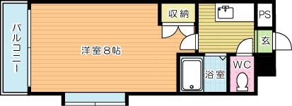 リファレンス到津   204号室 間取り