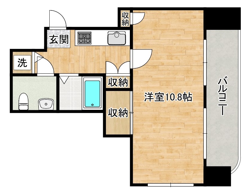 パール・デュー木町 503号室 間取り