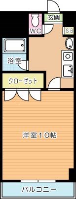 サルヴァトーレ西小倉 403号室 間取り