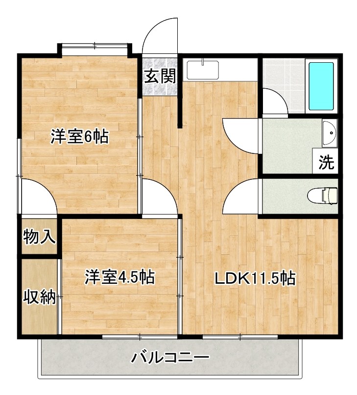 ベスト興産ビル 505号室 間取り