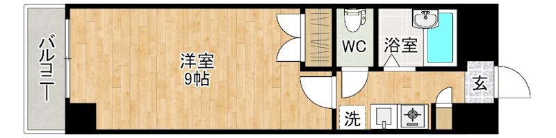 ロイヤルトレンディ 702号室 間取り