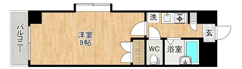ロイヤルトレンディ 901号室 間取り