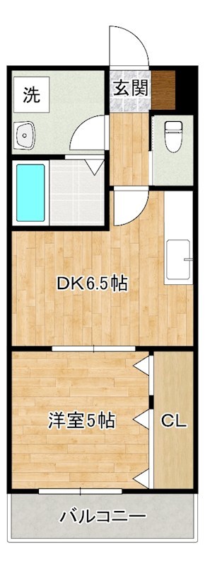 フェリーチェ原町 207号室 間取り