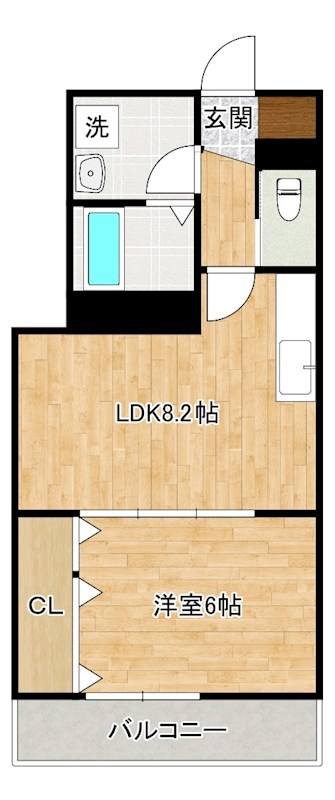フェリーチェ原町 間取り図