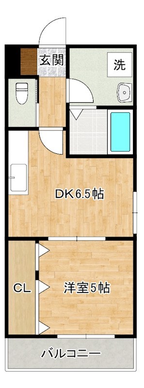 フェリーチェ原町 101号室 間取り