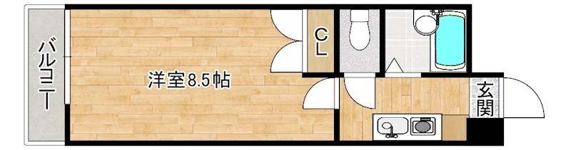 ビラプリンス７   205号室 間取り
