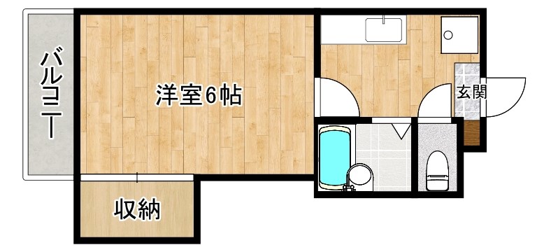 リファレンス葉山 402号室 間取り