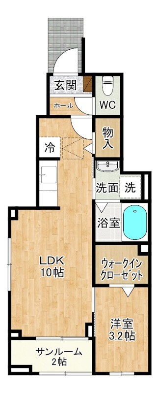 ヴェルデメゾン  105号室 間取り