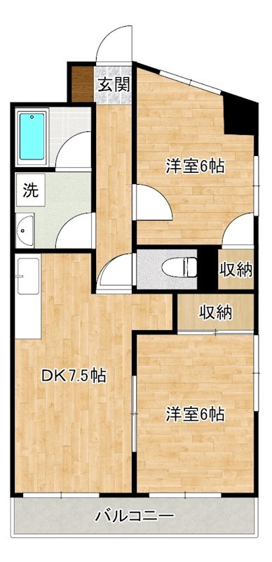 アベニュー２１ 301号室 間取り