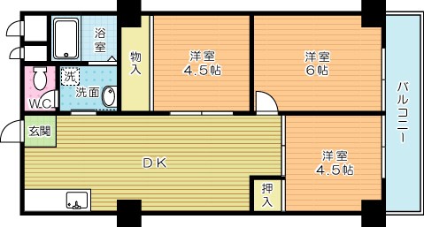 田町ビル 803号室 間取り