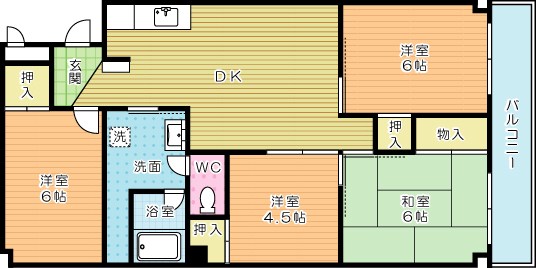 田町ビル 501号室 間取り
