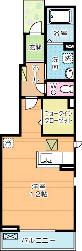 スプリング外園Ｂ 101号室 間取り