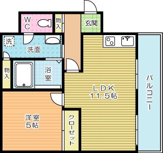 田町ビル 506号室 間取り