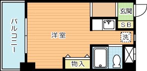 サンモリッツ小倉弐番館 609号室 間取り