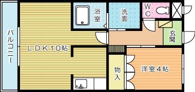 フルーリールアン    203号室 間取り