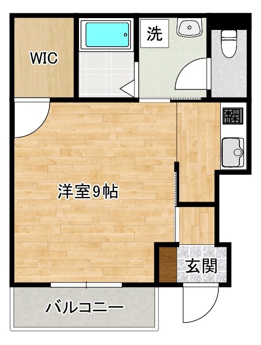 コンフォートＫ．Ｓ   101号室 間取り