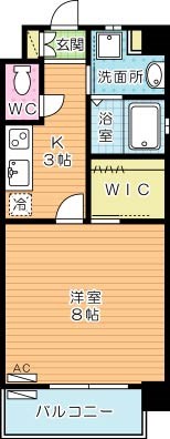 ハーヌルＮａＫａｉ(ハーヌル中井) 305号室 間取り